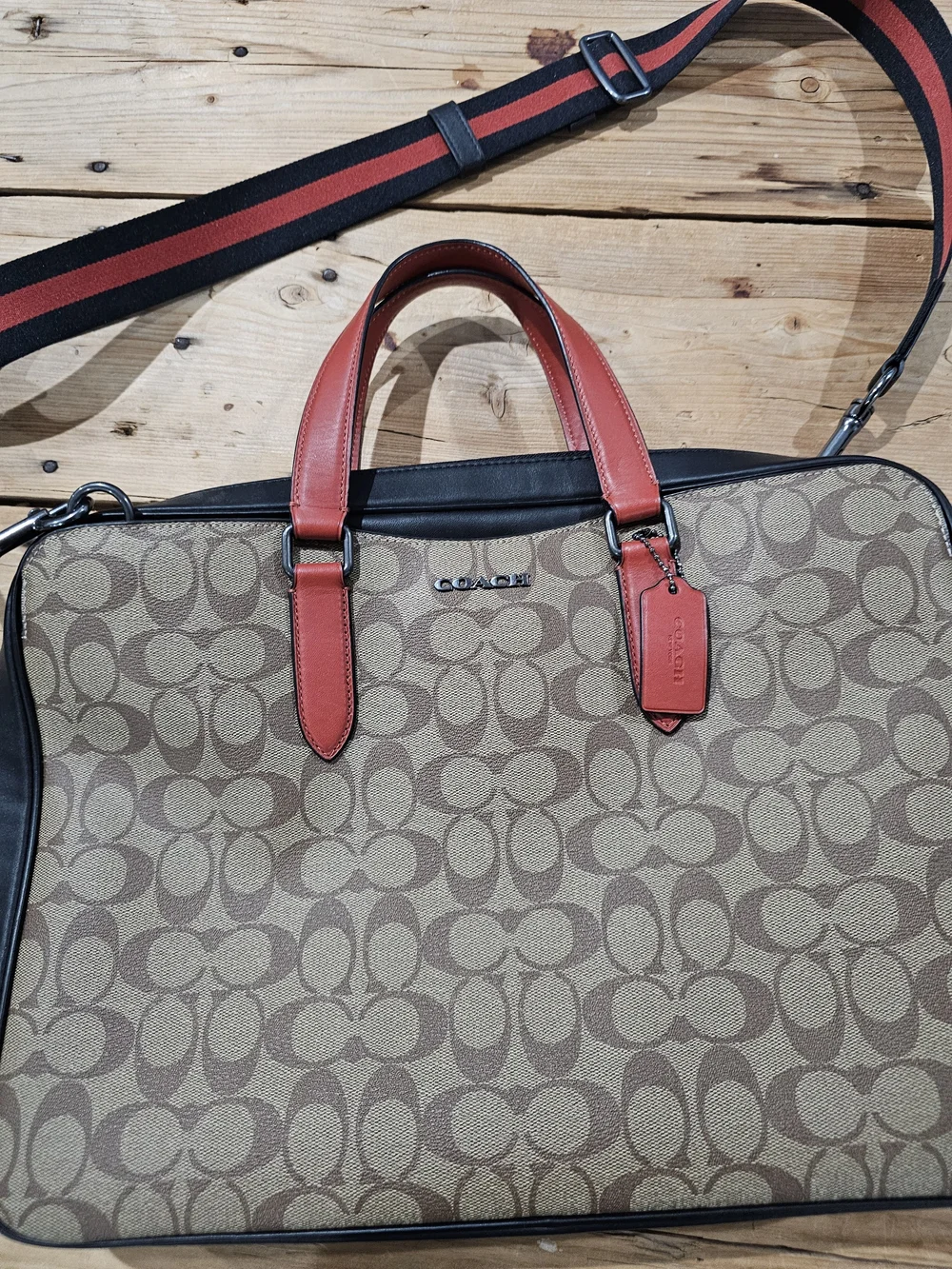 Coach Graham Signature Briefcase